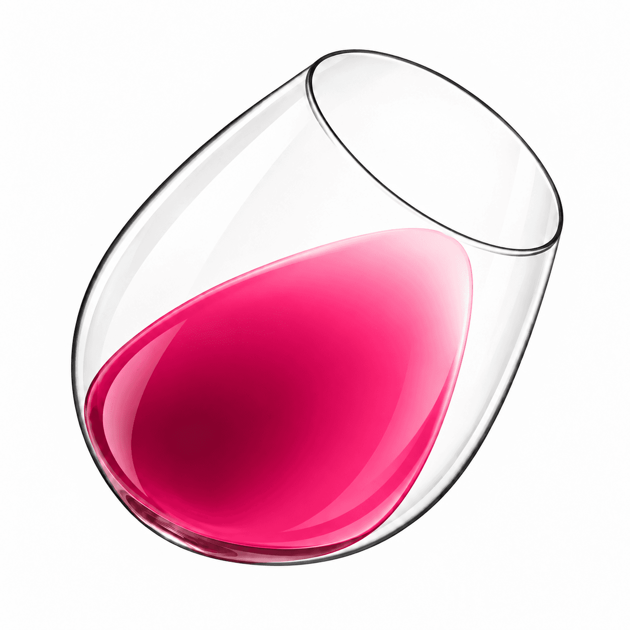 Tavel wine colour in the glass