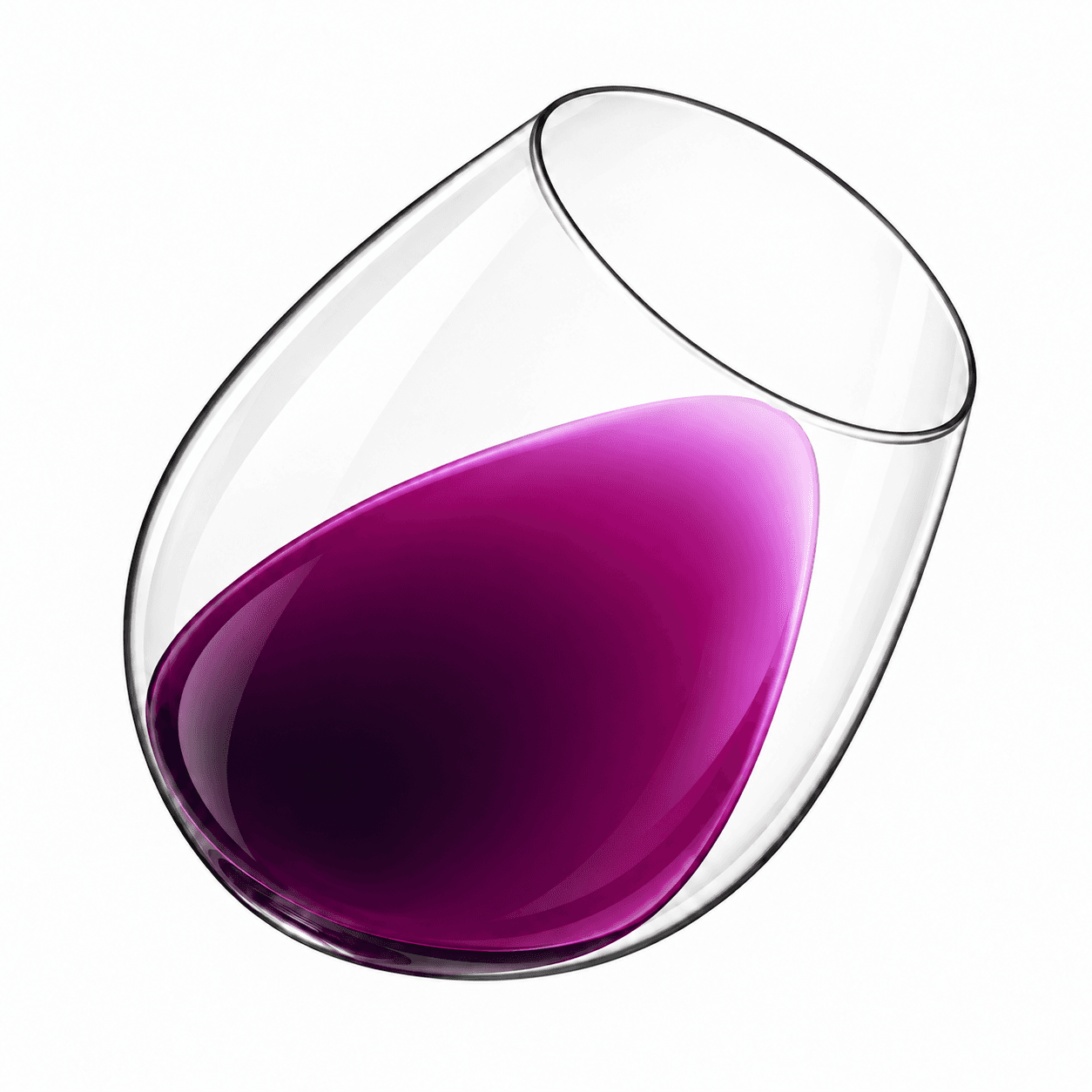 Pauillac wine colour in the glass